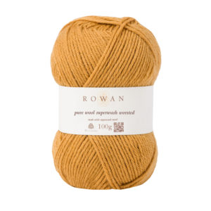 Pure wool superwash worsted 133 Gold